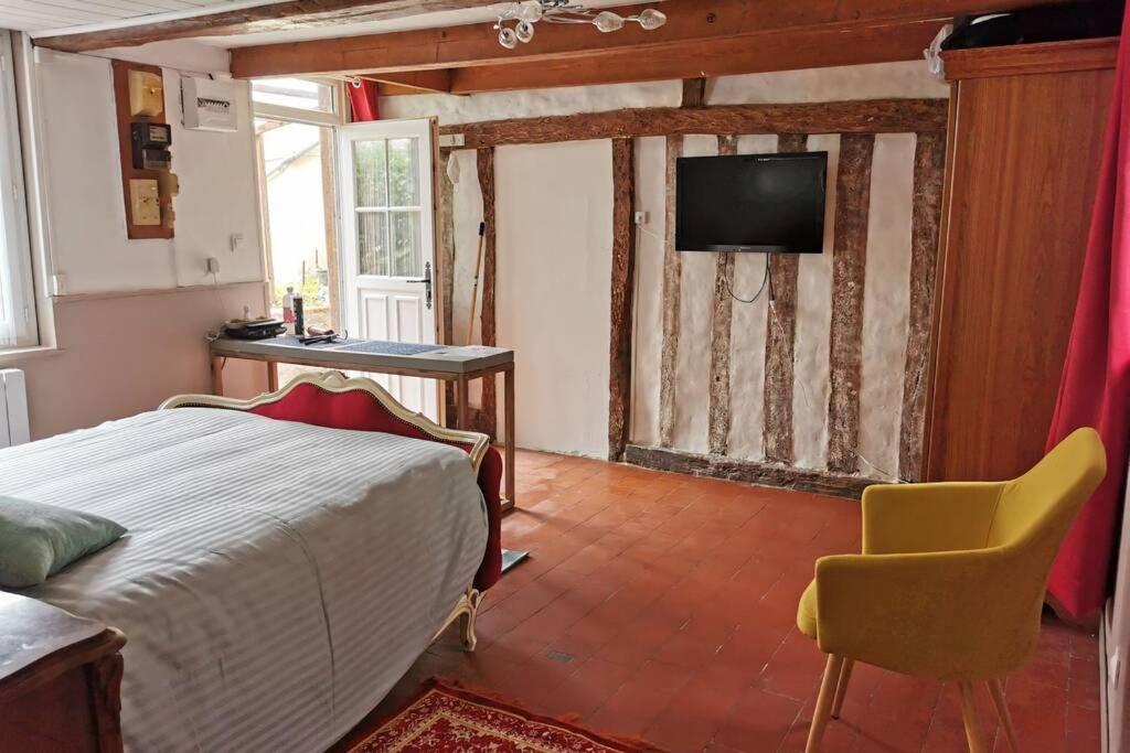 Le 3 De Coeur Avec Terrasse Apartman Honfleur Kültér fotó