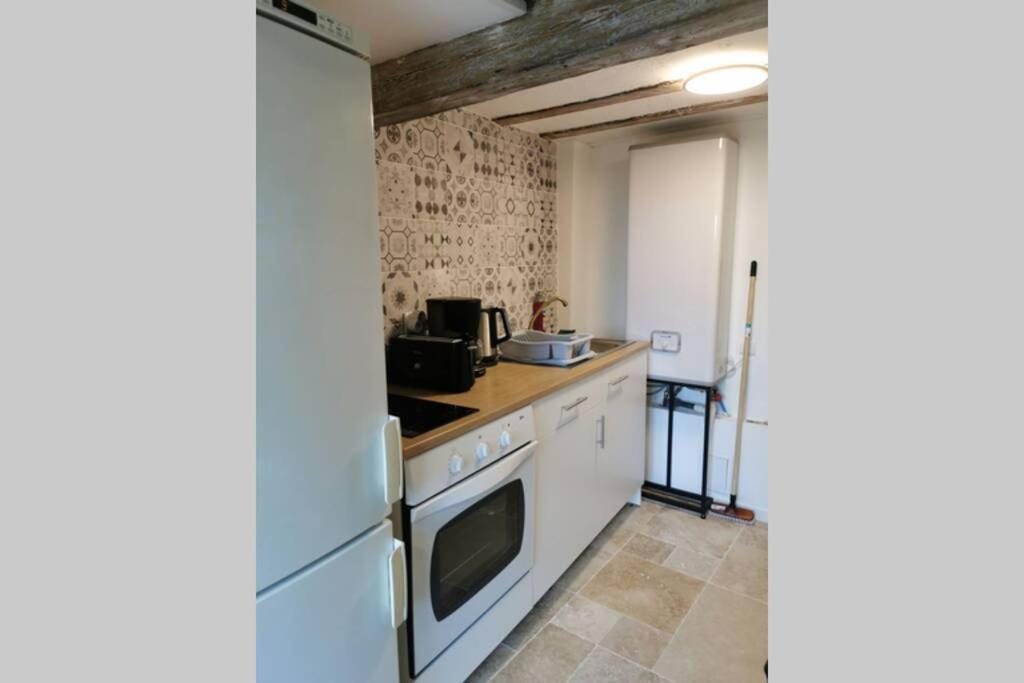 Le 3 De Coeur Avec Terrasse Apartman Honfleur Kültér fotó